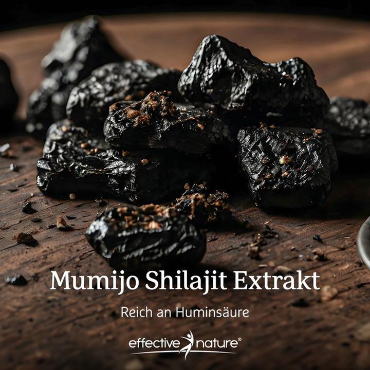 Actual product image Effective Nature Mumijo Shilajit (60 Piece, Capsules, 37 g)