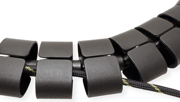 Image du produit Bachmann Serpentin de câble Premium noir RAL9005 (Gaines pour câbles, 75 cm)