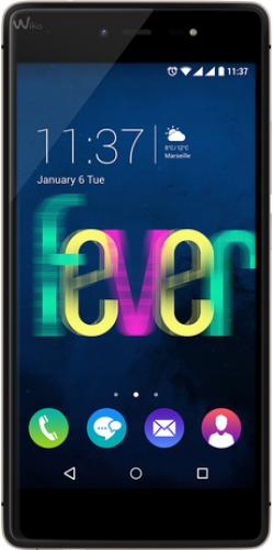 Actual product image Wiko Fever (16 GB, Black / Gold, 5.20", Dual SIM, 4G)