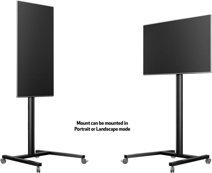 Produktbild Multibrackets M Display Stand 180 Single Black (Gerätespezifisch, 63", 50 kg)