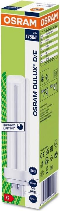 Produktbild Osram Dulux (G24q-3, 26 W, 1800 lm, 1 x, G)