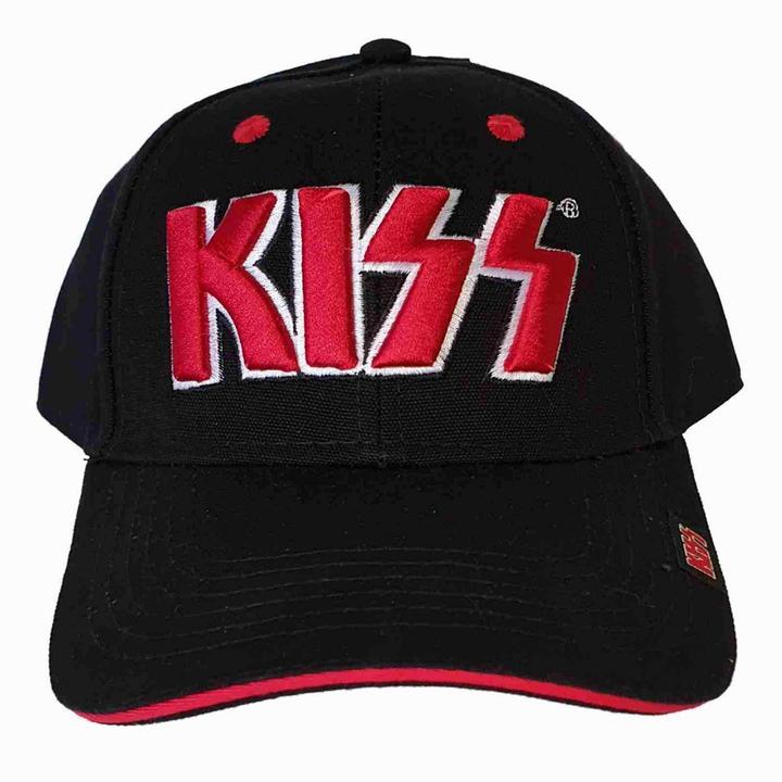 Produktbild KISS Logo Baseballmütze Erwachsene (One Size)