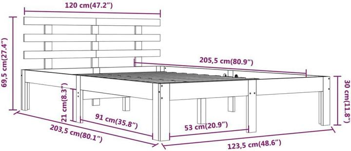 Actual product image VidaXL Swana (120 x 200 cm)