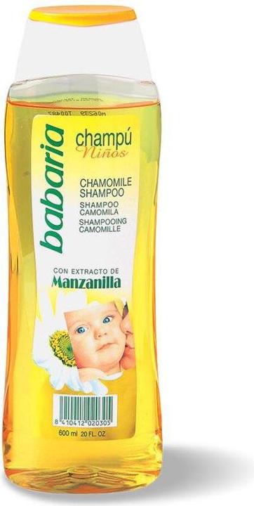 Immagine prodotto Babaria Shampoo per bambini alla camomilla 600ml - Unisex (600 ml, Shampoo liquido)