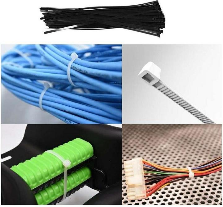 Actual product image Yato OPASKI PLASTIKOWE 550X9,0 50SZT. CZARNE (Plastic cable ties, 50 pcs.)