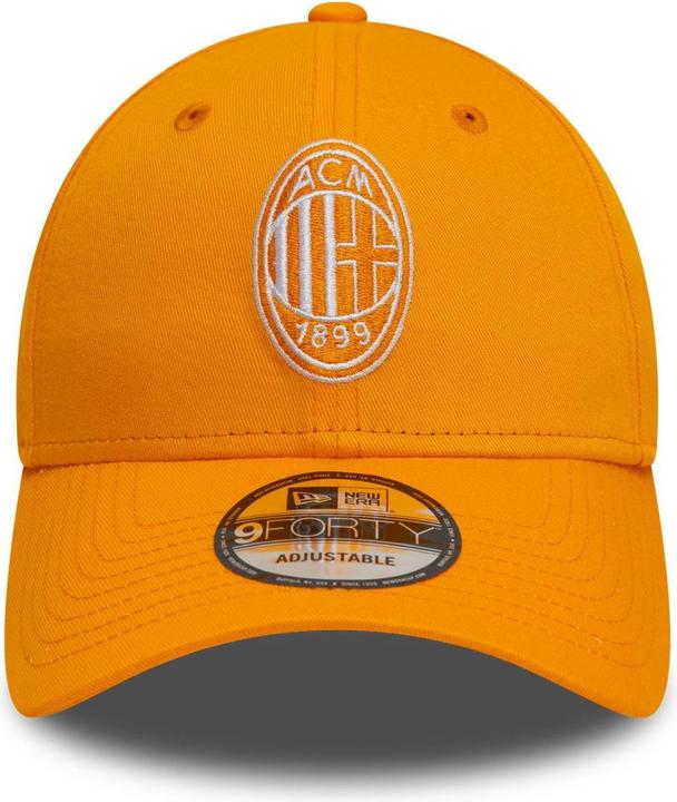 Actual product image New Era 9Forty Strapback Cap - AC MAILAND papaya
