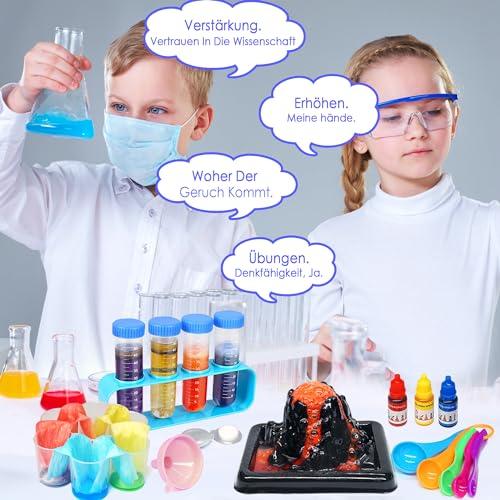 Produktbild Activity Board 56 Wissenschaft Experimente für Kinder ab 4-6-8-12 Jahre - Kristalle Züchten,Vulkan Spielzeug