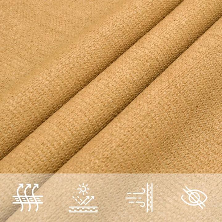Actual product image VidaXL Sonnensegel 160 g/m² Rechteckig farben HDPE (2 x 4 m)