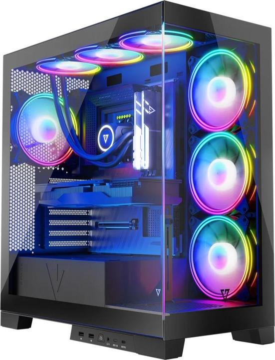 Immagine prodotto Modecom Custodia per computer Volcano SPACE APEX ARGB MIDI USB 3.0 X 2 CYPE-C (mATX, Mini-ITX)
