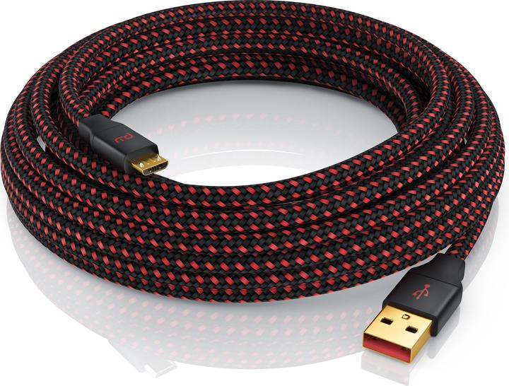 Actual product image Primewire Micro USB 2.0 to USB Type A Cable, UltimateCharge MicroUSB 2.0 Fast Charging Cable with Data (2 m, USB 2.0)