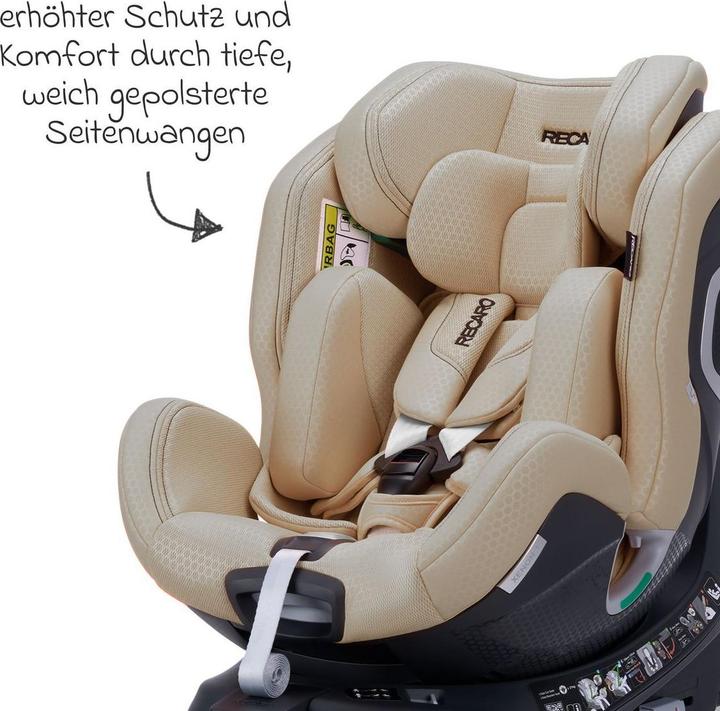 Actual product image Avova Recaro Xenon 1 Reboard Kindersitz (0-7 Jahre) (Reboarder, ECE R129/i-Size Standard)