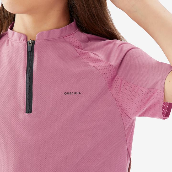 Actual product image Quechua T-Shirt Kinder Gr. 122–170 Wandern - MH900 rosa