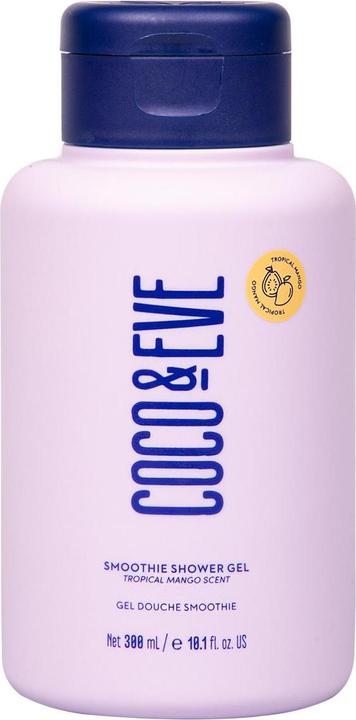 Coco & Eve Glow Figure Smoothie Shower Gel Tropical Mango Scent Moisturizing Body Wash with Coconut Water and A (300 ml)