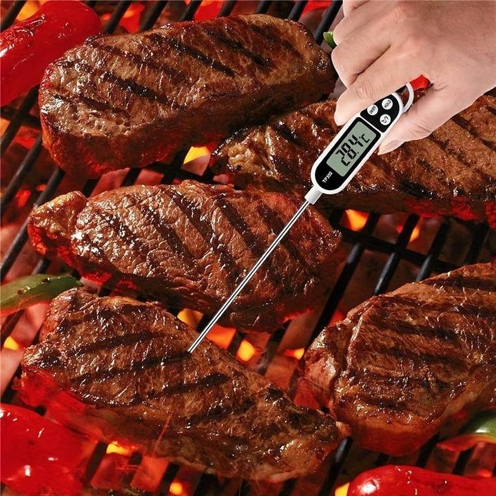 Produktbild PhoneLook Elektronischer Fleisch- und Lebensmittel Thermometer mit LCD-Anzeige