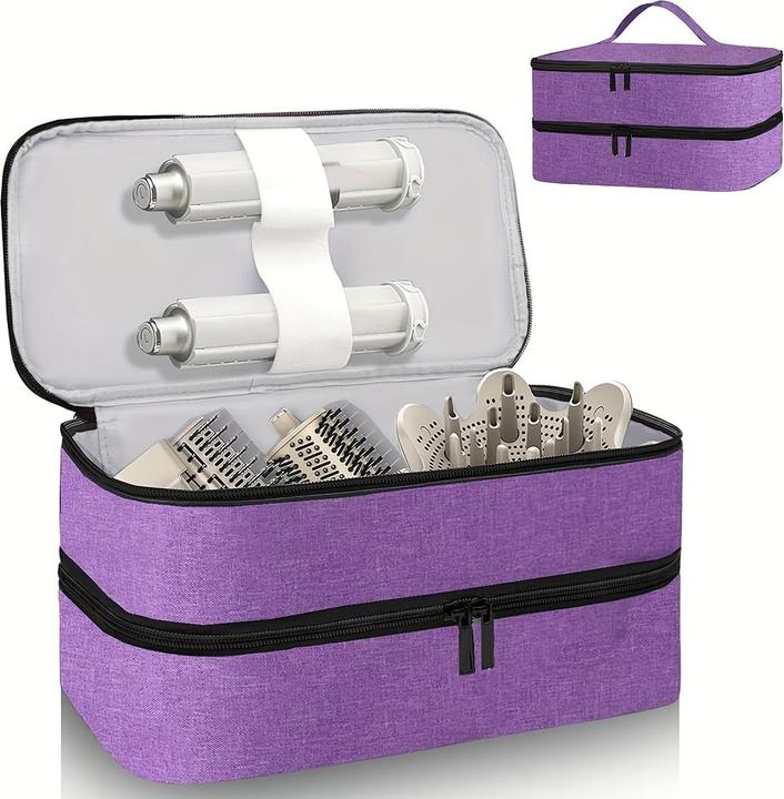 Immagine prodotto Only-Bags.Store Zweilagige Haartrockner-Reisetasche - Wasserfeste, kratzfeste Organizer-Tasche mit hohem