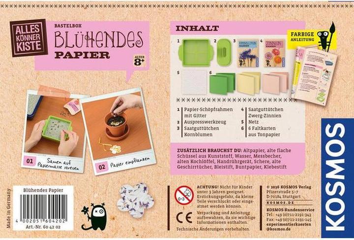 Produktbild Kosmos Blühendes Papier