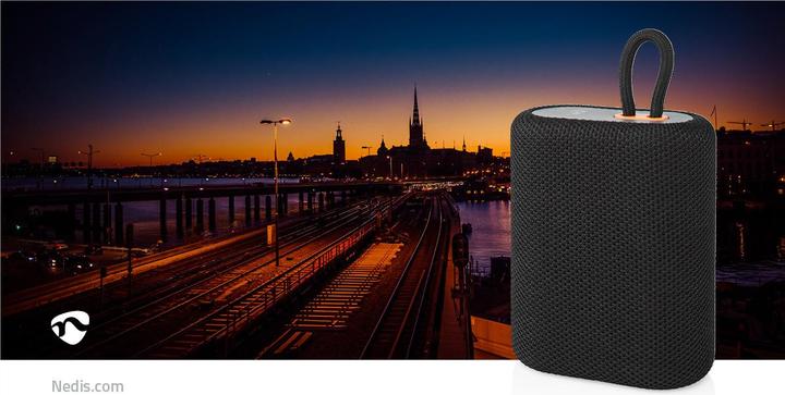 Immagine prodotto Nedis Altoparlante Bluetooth, 7W - Nero (7 h, Batteria ricaricabile)