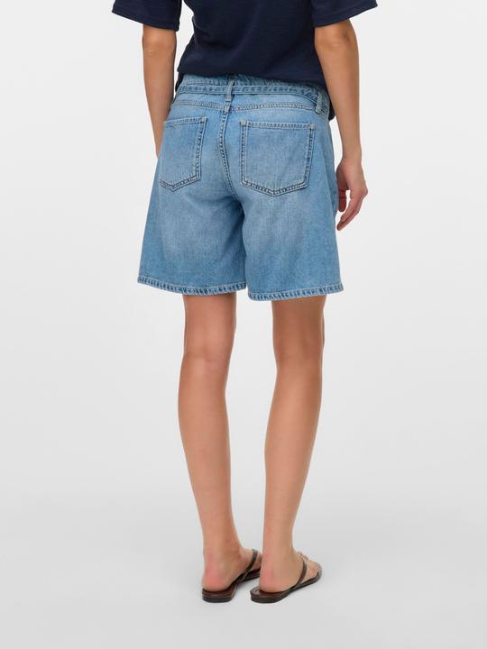 Image du produit Mamalicious Locker geschnitten Mid Rise Shorts Jeans-Shorts (L)