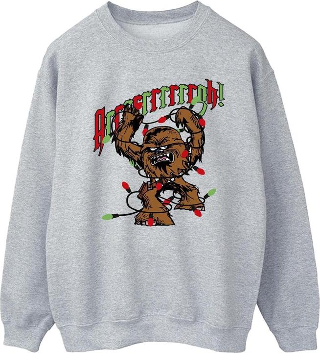 Star Wars Episode IV: A New Hope Chewbacca Argh Lights Sweatshirt (L)