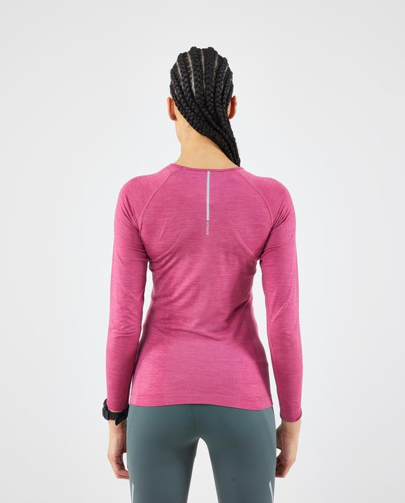 Produktbild Kiprun Laufshirt langarm Damen nahtlos - Run 500 rosa (L)