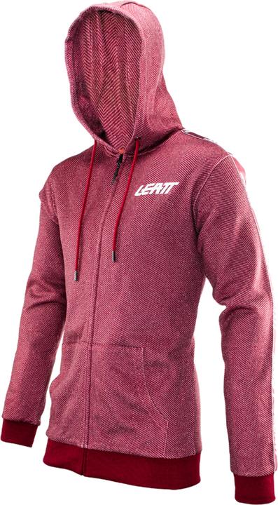 Image du produit Leatt Sweat à capuche zippé Premium # - Ruby (S)