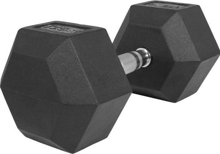 Produktbild Gorilla Sports Hexagon Gummi Studio Hantel (1 x 2 kg)