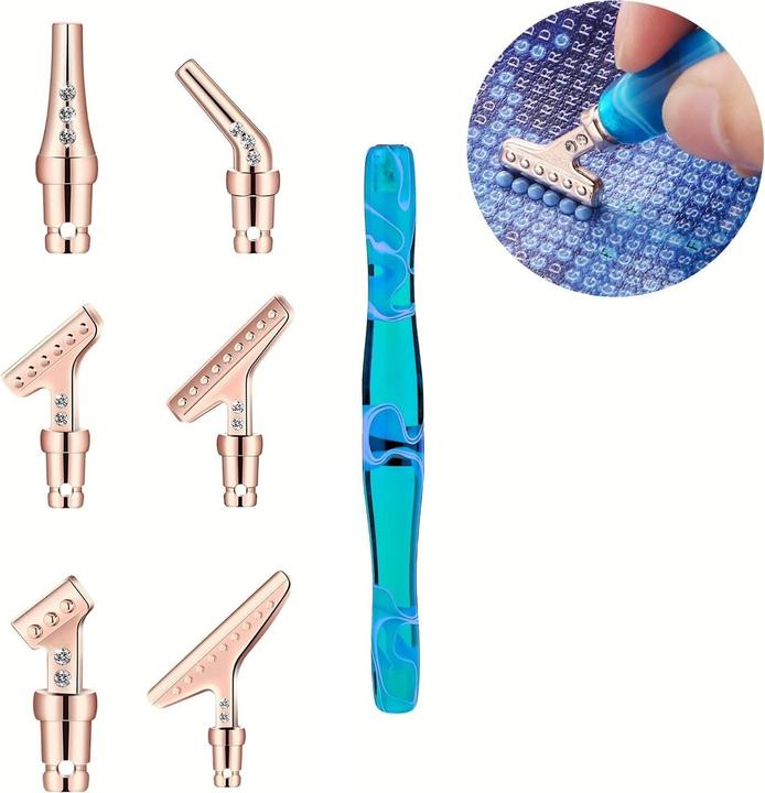 Produktbild Hermex DIY Diamond Painting Set Diamant-Malstiftwerkzeug Diamantmalerei Bastelstift