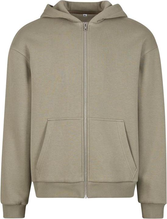 Build Your Brand Hoodie mit durchgehendem Reissverschluss
