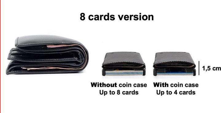 Image du produit Slimpuro Portefeuille cuir liègepour 8 cartes
