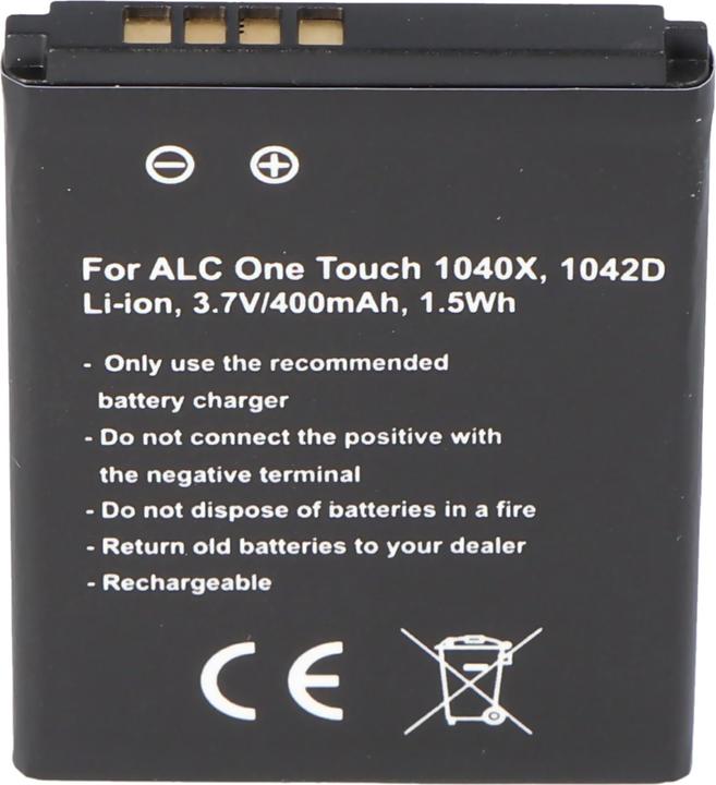 Immagine prodotto Alcatel Akku CAB0400000C1, One Touch 1040X, One Touch 1042D, OT 1040X, OT 1042D