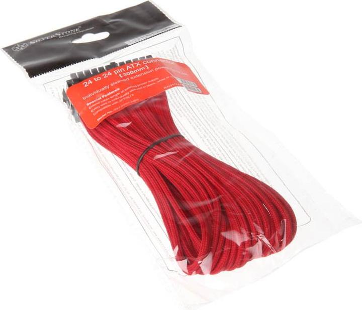 Immagine prodotto Silverstone Estensione ATX 24-24Pin rosso