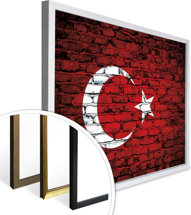 Produktbild Trenddeko Türkische Flagge (60 x 50 cm)