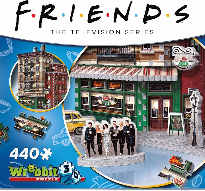 Actual product image Wrebbit 3D Friends: Central Perk (440 pieces)