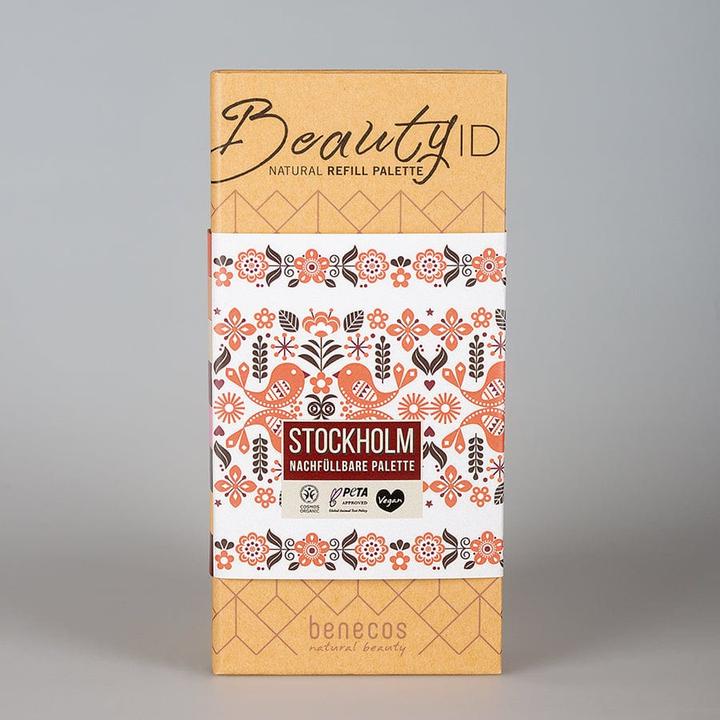 Actual product image Benecos BIO Palette Large Stockholm - 18g - Beauty ID (Whipped cream, Prismatic Pink, Dark Mountains, Lilac Light)