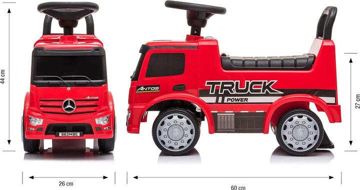 Image du produit Mally L2 Véhicule Mercedes Antos rouge
