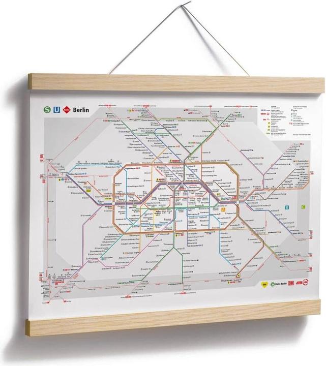 Produktbild BVG Berlin - Netzplan Berlin (120 x 100 cm)