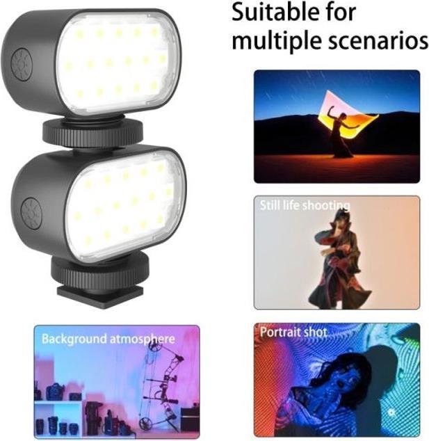 Immagine prodotto Puluz Luce per foto e video RGB LED (Videocamera)