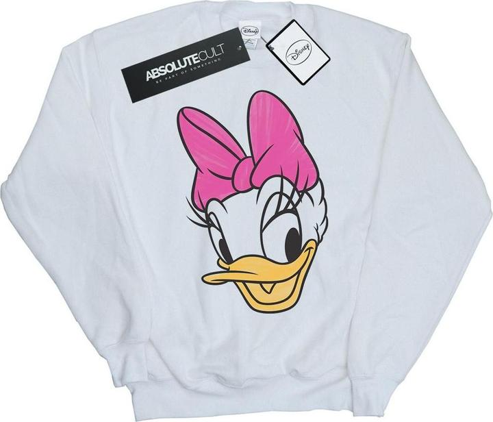 Disney Daisy Duck Head Painted Sweatshirt (S)