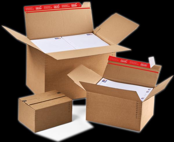 Produktbild Colompac 10 ® Versandkartons Blitzbodenkartons 23,8 x 17,0 x 6,0 - 13,0 cm (10 x)