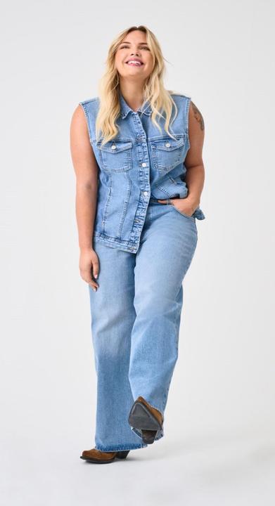 Actual product image Only CARJUICY Hohe Taille Weiter Beinschnitt Jeans Jeans mit weitem Bein (W46/L34)