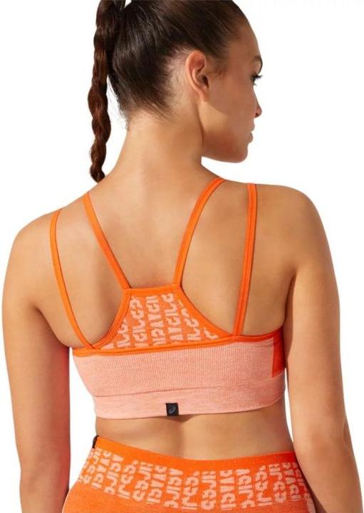 Actual product image ASICS Performance Asics Cropped Logo Seamless Bra 2032B791-800 - M (M)