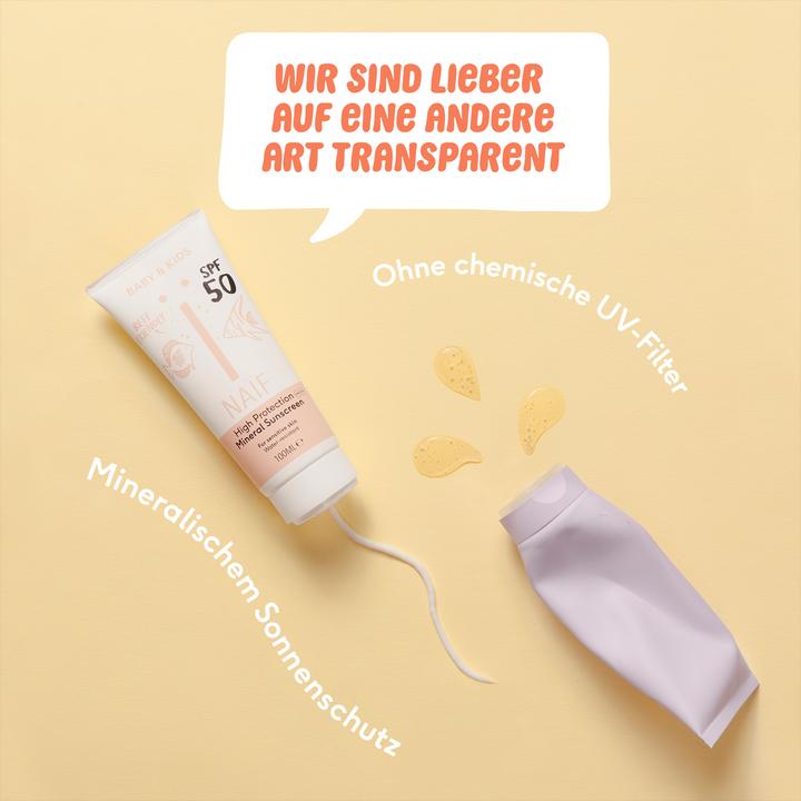Image du produit Naïf Crèmes solaires (Crème solaire, SPF 50, 100 ml, 133 g)