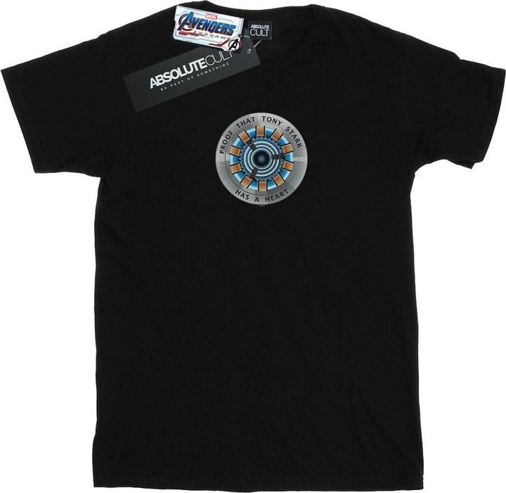 Immagine prodotto Avengers Endgame Tony Stark Heart Maglietta Ampia Donna (4XL)