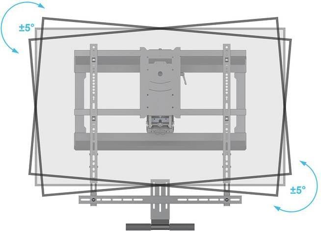 Produktbild myWall My Wall HP55AL TV-Wandhalterung 101,6 cm (40") - 165,1 cm (65") (Wand, 65", 25 kg)