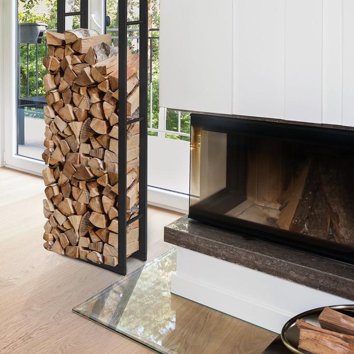 Image du produit Karat Étagère à bois pour cheminée (100 x 25 x 100 cm)