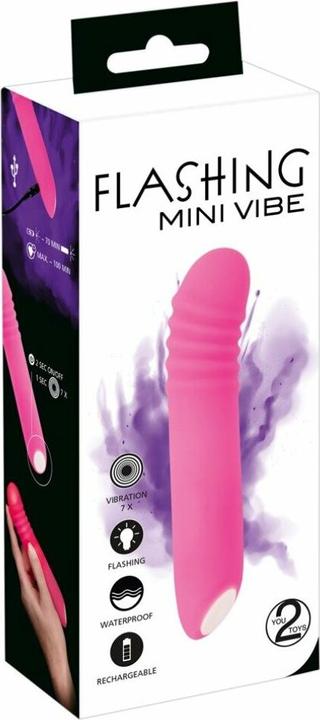 You2Toys Flashing Mini Vibe pink