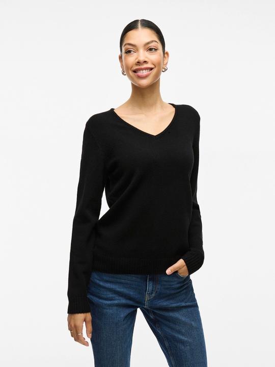 Actual product image Vila V-neck knit jumper (L)