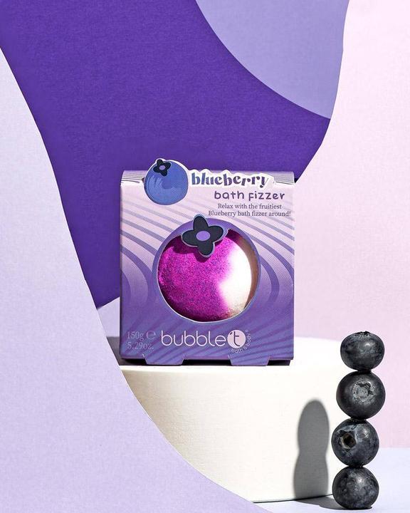 Actual product image Bubble T Blueberry (Bath truffles)