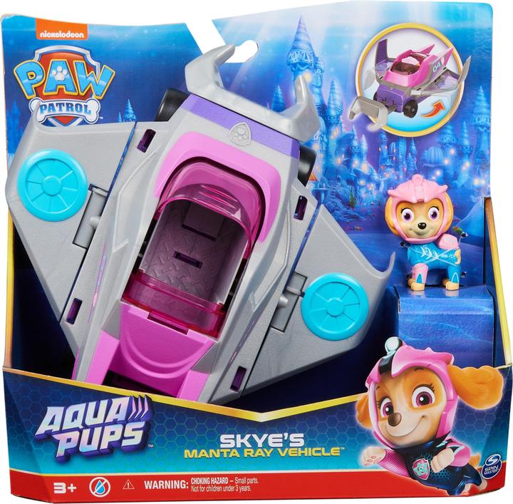 Spin Master Paw Patrol Aqua Pups Deluxe Vehicle Skye