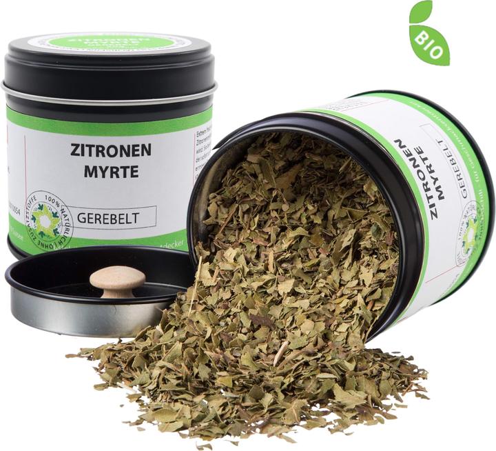 Actual product image Justchili Organic lemon myrtle rubbed (30 g)